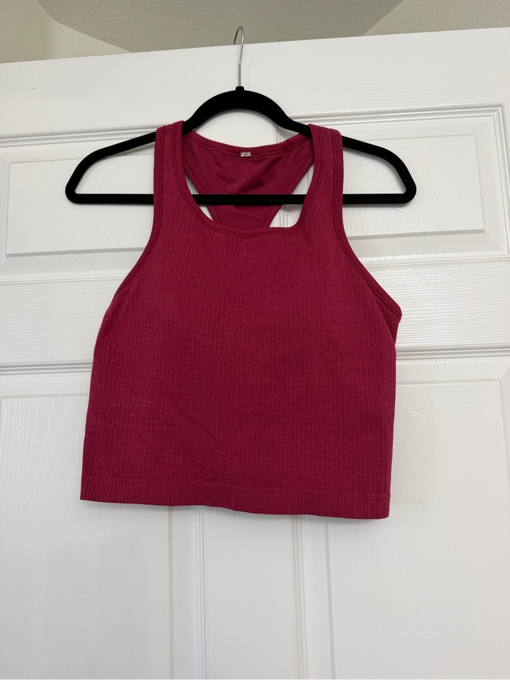 Lululemon Ebb to street Cropped Racerback tank | Size 12